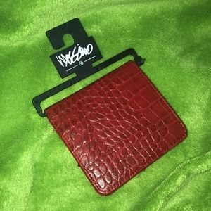 Red Snake Skin Wallet